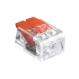 Сполучна клема 221-102, 2-контакта 0.14-4.00mm² 32А/450V (1022281)