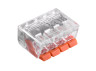 Сполучна клема 221-104, 4-контакта 0.14-4.00mm² 32А/450V