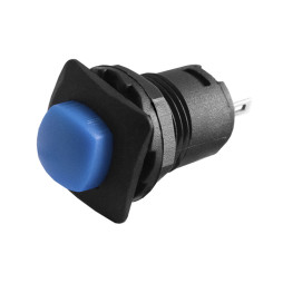 Кнопка квадрат синя з фіксатором ON-OFF/DS-226 LEDUA