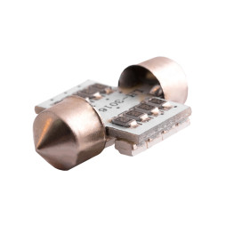 Светодиодная автолампа C5W SV8.5 12В 28мм SMD1206-16led белый