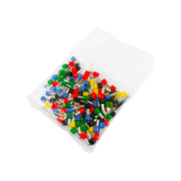 Кабельный трубчатый наконечник Lemanso LM2660 16 мм²/12 мм 100 шт