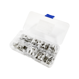 Кабельні кільцеві наконечники луджені (всередині мідні) 6-25mm2 60шт LM2685 Лємансо