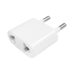 Перехідник мережевий універсальний плоский, мідні контакти, білий (2-0165)