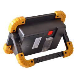 Прожектор светодиодный с аккумулятором Lemanso LMP90 USB OSL+COB LED 20W 300Lm+300Lm 6500K IP65