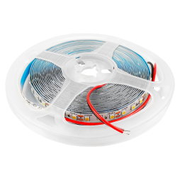 Світлодіодна стрічка 2835-120led-8mm-12V 10W/m 900lm/m CRI80 IP20 подвійна плата білий 6000-6500k (уп.5м) 2 роки гарантії LEDUA