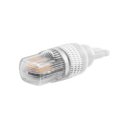 Світлодіодна авто лампа T10-3030-8smd з лінзою плоска білий 12V LEDUA