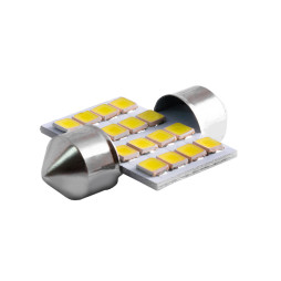 Светодиодная автолампа C5W SV8.5 12В 31мм SMD2835-16led белый
