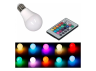 Світлодіодна лампа E27 RGB 3W 220V з пультом LM735 Лємансо