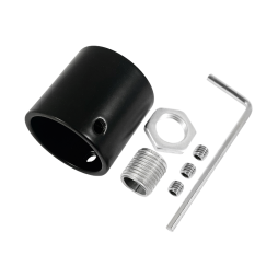 Заглушки СП-8 22мм з отвором чорні LEDUA