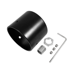 Заглушки СП-10 40мм з отвором чорні LEDUA