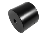 Заглушка LEDUA СП-10 для силиконового LED профиля ⌀ 40 мм с отверстием для кабеля Черный