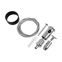 Трос для подвесного крепления силиконового LED профиля ⌀ 22 мм LEDUA СП-8 Черный