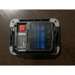 Прожектор-фонарь промышленный LED 10W COВ 1LED+RED/BLUE с USB