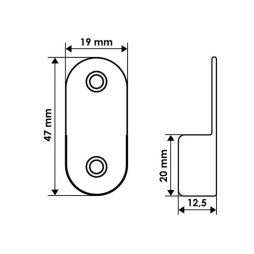 АЛ-47 Кріплення бокове LEDUA