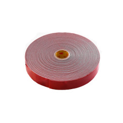 Скотч двухсторонний авто 12мм * 5м серый для наружных работ