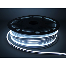 Світлодіодний неон 6*12mm 12V 10W/m 22lm/led IP65 білий 6500К 2 роки гарантії 50м бабіна LEDUA