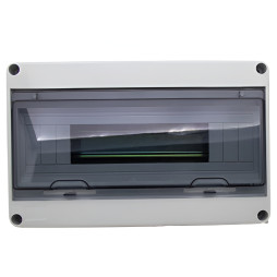 Коробка IP65, під 15 автоматів LEMANSO внутрішня, пластик / LMA7404