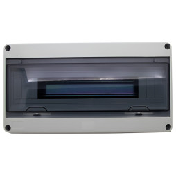 Коробка IP65, під 18 автоматів LEMANSO внутрішня, пластик / LMA7405