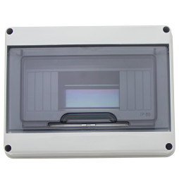 Коробка IP65, під 8 автоматів LEMANSO внутрішня, пластик / LMA7402