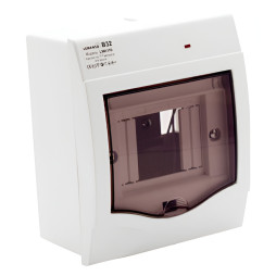 Коробка під 2-4 автомати LEMANSO внутрішня, LED індикатор / LMA116
