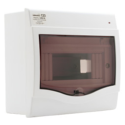 Коробка під 5-8 автоматів LEMANSO внутрішня, LED індикатор / LMA118