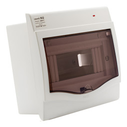 Коробка під 5-8 автоматів LEMANSO накладна, LED індикатор / LMA117