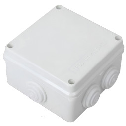 Расп. коробка LEMANSO 15011070 квадрат/LMA203 с резиновыми заглушками