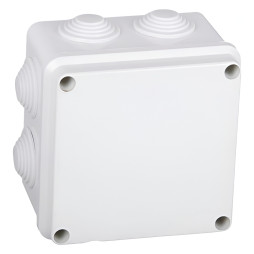 Расп. коробка LEMANSO 25520080 квадрат / LMA212 с резиновыми заглушками