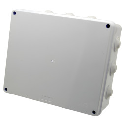 Расп. коробка LEMANSO 300250120 квадрат / LMA213 с резиновыми заглушками