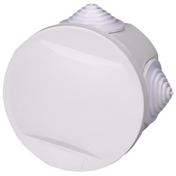 Расп. коробка LEMANSO 8050 круг / LMA206 с резиновыми заглушками