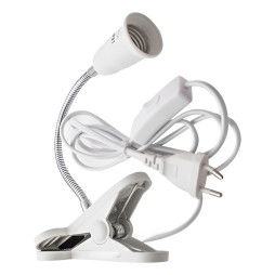 Удлинитель патрона Е27 с прищепкой Lemanso длина 20 см / LMA254-20