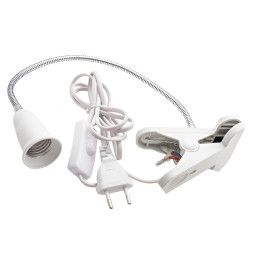 Удлинитель патрона Е27 с прищепкой Lemanso длина 40 см / LMA254-40