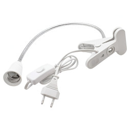 Удлинитель патрона Е27 с прищепкой Lemanso длина 50 см / LMA254-50