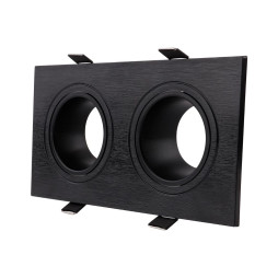 Вбудований поворотний світильник Feron DL0385 під лампу чорний