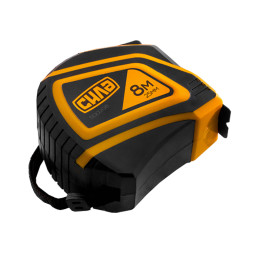 Рулетка прогумована з автостопом 8м 500208 СИЛА