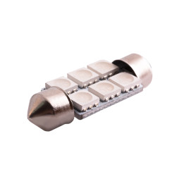 Світлодіодна авто лампа S85-39mm-6pcs 5050 синій 24V LEDUA