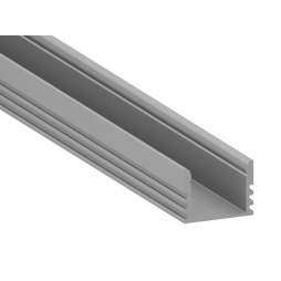 Профиль алюминиевый анодированный LEDUA АЛ-52 + рассеиватель для LED ленты накладной 2 м