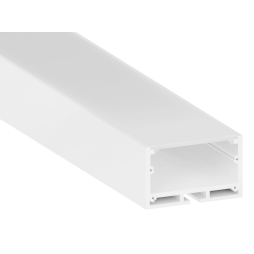 Алюмінієвий профіль для світлодіодної стрічки АЛ-23 2 метра білий підвісний, накладний LEDUA