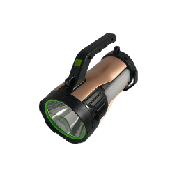 Фонарь ручной аккумуляторный HEL-T96 USB с функцией Power Bank, с солнечной панелью