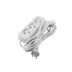 Подовжувач 3 гнізда 5м без заземл./LMK041 Лємансо