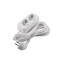 Подовжувач 2 гнізда 3м із заземл. /LMK038 Лємансо