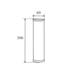 Свiтильник свiтлодiодний настiльний, нічник 9W 220V (300*60мм) RGB