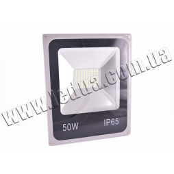 Прожектор светодиодный 50W SMD с датчиком движения, белый.