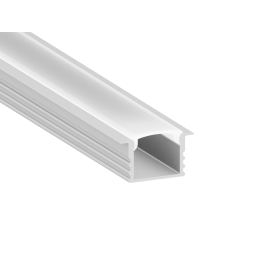 Профиль алюминиевый анодированный LEDUA АЛ-03-1 + рассеиватель для LED ленты врезной 2 м