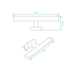 Світлодіодний світильник Ardero AL5080ARD 8Вт 4000K хром