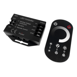 Диммер для светодиодной ленты OEM D-24RF8-T-B радио сенсорный 8A/CH 12-24V Черный