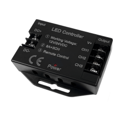 Диммер для светодиодной ленты OEM D-24RF8-T-B радио сенсорный 8A/CH 12-24V Черный