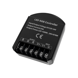 Контроллер RGB OEM C-24-RF8-T-B радио сенсорный 8A/CH 12-24V Черный