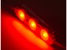 Светодиодный модуль с линзой SMD2835 3 LED 12В 1.5Вт IP65 красный