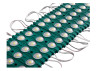 Светодиодный модуль с линзой SMD2835 3 LED 12В 1.5Вт IP65 зелений